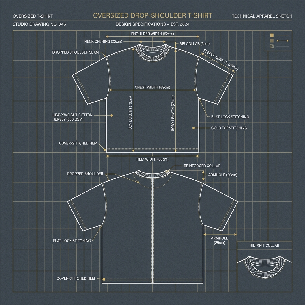 T-Shirt Structural Blueprint